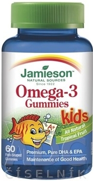 Jamieson Omega-3 Gummies Kids želatínové pastilky 60 od 13,99 € - Heureka.sk