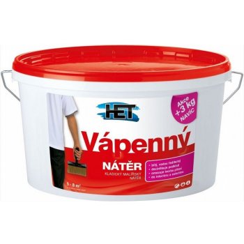 Het Vápenný náter klasický maliarsky náter biely 12+3 kg