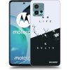 Picasee silikónový čierny obal pre Motorola Moto G72 - Živý - Mŕtvy