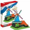 CubicFun 3D puzzle Holandský větrný mlýn XL 71 dílků