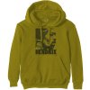 Jimi Hendrix mikina Let Me Live Zelená 3XL