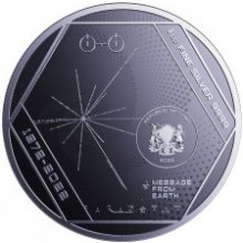 Pressburg Mint strieborná minca Pioneer Plaque 2022 1 Oz