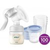 Philips Avent Manuálna Natural 125 ml a VIA poháriky 180 ml 5 ks