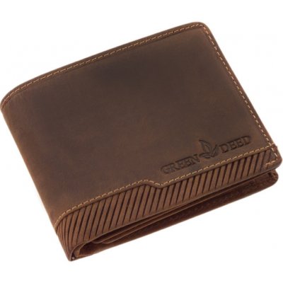 Hnedá pánska kožená peňaženka GPPN418