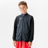 KIPSTA Detská bunda Essentiel Club nepremokavá čierna 103-112 cm