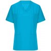 James & Nicholson (Daiber) Dámska strečová zdravotnícka blúza JN3103 - Tyrkysová | 3XL