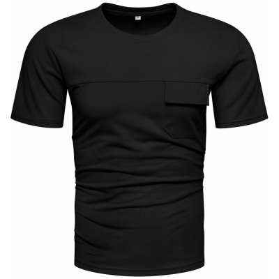 Recea pánske tričko s krátkym rukávom Yvaiburn čierne