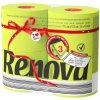 RENOVA Toaletný papier Maxi zelený 3-vrstvový, 4 ks