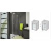 Aquatek FAMILY FAMILYB5CH10062 (Aquatek FAMILY B5 celorámové otváracie dvere s pevnou stenou)