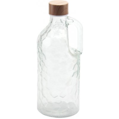 Fľaša na alkohol sklenená 1100 ml s vrchnákom