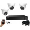 Monitorrs Security AHD 3 kamerový set 2 MPix Dome (6196K3) (Monitorrs Security)