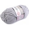 Pletacia priadza Merino hrčky 100 g - 1 ks 11 (3072) šedá najsvetlejšia