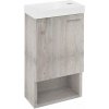 SAPHO LATUS XI umývadlová skrinka 30x53x16,5cm, dub Mocca LT711-1212