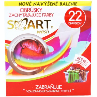 Smart Wash Obrúsky do prania proti zafarbeniu textílií s funkciou ochrany farby 22 ks
