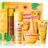 I Heart Revolution Tropical I Heart Revolution Tropical Caramel Hair and Body Mist parfumovaný sprej na telo a vlasy 100 ml + I Heart Revolution Tropical Caramel Body Wash parfumovaný sprchový krém 50