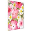 Vertikálny foto obraz akrylový Tropické kvety 50x100 cm