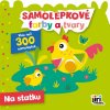 Zvieratká na statku-Samolepkové farby a tvary pre najmenších