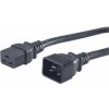 PremiumCord Kábel sieťový predlžovací 230V 16A 1,5m, konektory IEC 320 C19 - IEC 320 C20 kpsa015