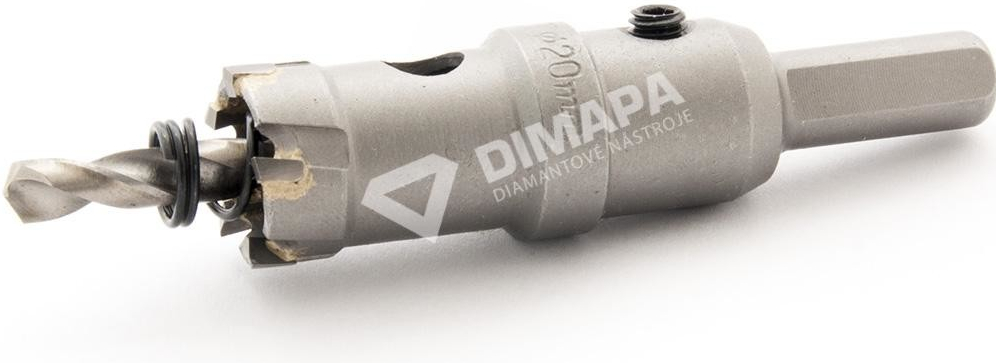 18 mm TCT Tvrdokový korunkový vrták do kovu/nerezu DIMAPA vykružovák
