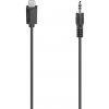 Hama audio adaptérový kábel USB-C na jack 3,5 mm, aktívny, 0,75 m