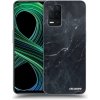 Picasee silikónový čierny obal pre Realme 8 5G - Black marble