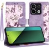 Techsuit FlipCraft Otváracie ochranné Puzdro - Xiaomi Redmi Note 13 Pro 5G / Poco X6 - Tajomná Fialová