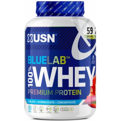 USN BlueLab 100% Whey Protein Premium 2000 g jahoda