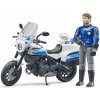 Bruder 62731 BWorld Policajt na motorke Scrambler Ducati