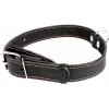 COLLAR kožený obojok pre psa čierny 32 - 40 cm, 20 mm