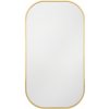 Dubiel Vitrum Luis Gold zrkadlo 50x90 cm oválne zlatá 5905241013169