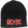 AC/DC Čiapka Red 3D Logo Black