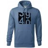 Tachometer 40 - Mikina pánska Cape s kapucňou - 3XL ( Denim )