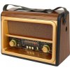 Retro rádio s Bluetooth, USB, MicroSD a solárnym napájaním - GOLON RX-BT88SQ
