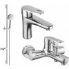 MEXEN/S - Kama DS75 Set umývadlové a vaňové batérie s príslušenstvom, chróm 72503DS75-00