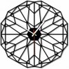 SENTOP Geometrické nástenné hodiny aj čierne X0097 3997 X0097 PLEXI SKLO analógové