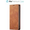 FixPremium - Puzdro Business Wallet pre iPhone 13 mini, hnedá