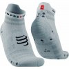 Compressport Pro Racing Socks v4.0 Ultralight Run Low White/Alloy