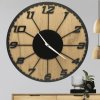 Drevené nástenné hodiny – ModoClock Vyberte si rozmer výrobku:: 33x33, Vybrať dekor:: .