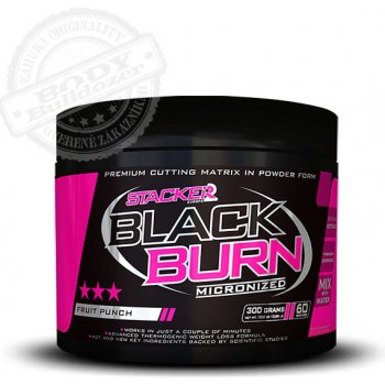 Stacker Black Burn Micronized 300 g