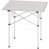 Turistický stôl SucceBuy 70 x 70 x 70 cm strieborný