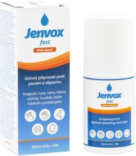 Jenvox Fast roll-on proti poteniu a zápachu 50 ml