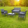 Záhradný nábytok Hilda polyratan 4-dielny