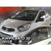 Kia Picanto 3-dvere 2011-2017 (predné) - deflektory Heko