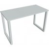 Pracovný stôl UNI O, 120x75,5x60 cm, sivá/sivá