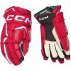 Dámske rukavice CCM Jetspeed FTW Sr Farba: červená, Veľkosť rukavice: 12