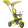 Trojkolka s taškou Vanilla Green SmarTrike s vysokou opierkou a 3-bodový bezpečnostný pás od 10 mes