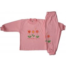 Baby´s Wear - dievčenké pyžamo - Kvietok, ružové