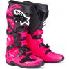 Boty TECH 7, ALPINESTARS (růžová/černá, vel. 43)