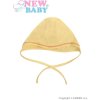 Dojčenská čiapočka New Baby žltá, Veľkosť: 56 (0-3m), Vhodnosť: Pre dievčatá