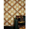 A.S. Création | Vliesová tapeta na stenu Versace 34904-3 | 0,70 x 10,05 m | žltá, hnedá, krémová, metalická + Žltá, hnedá, krémová, metalická vliesová tapeta na stenu 349043 v rozmere 0,70 x 10,05 m